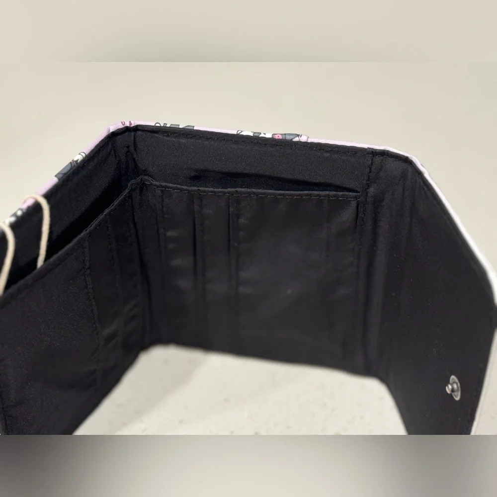 NWT Loungefly Kuromi & My Melody Angel & Devil Mini Flap Wallet